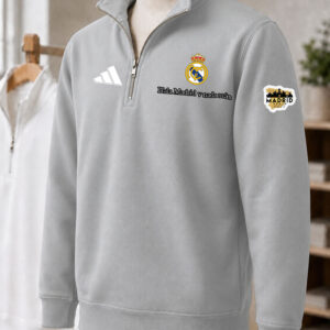 Alternative view of Sudadera Adidas del Real Madrid Bordada con Media Cremallera
